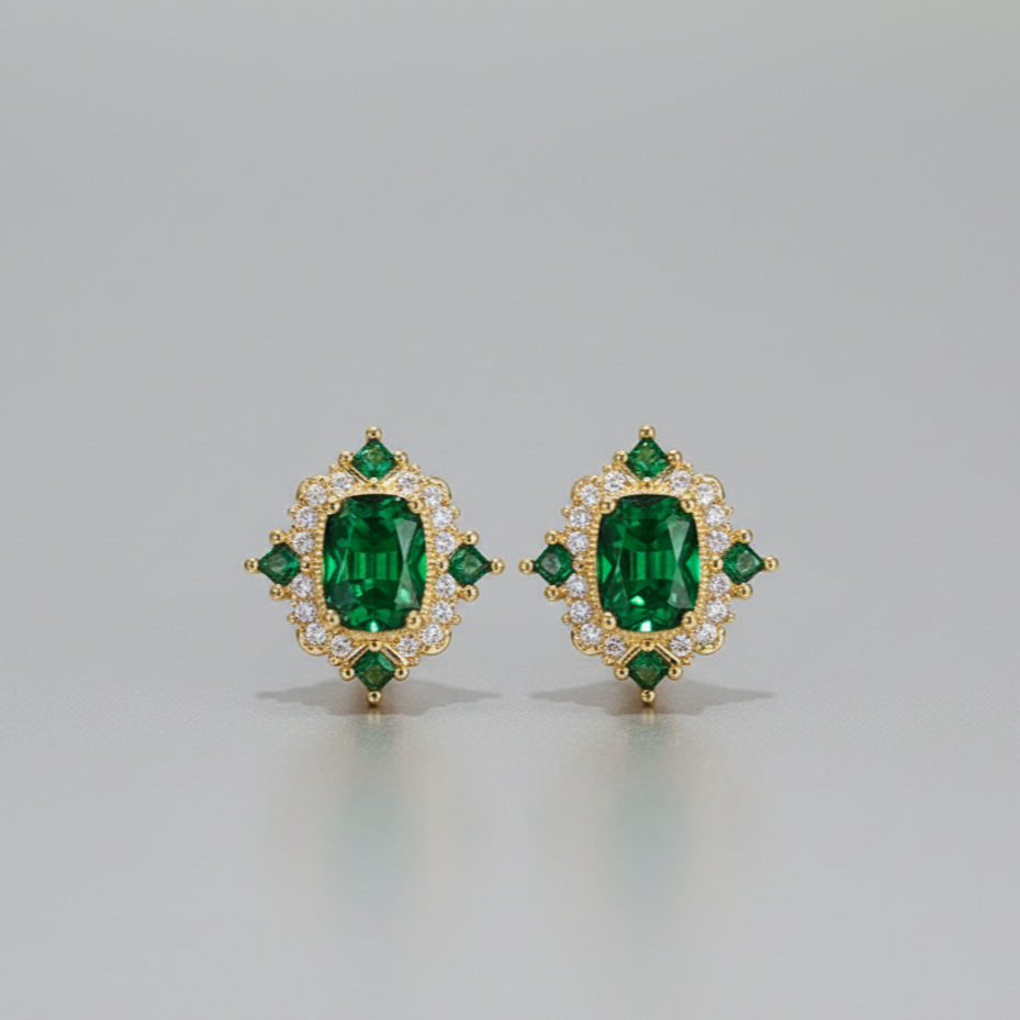 Twilight Bloom Drop Earrings