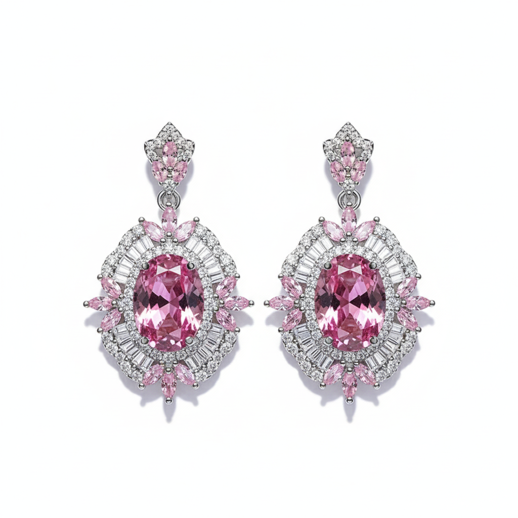 Rose Whisper Drop Earrings