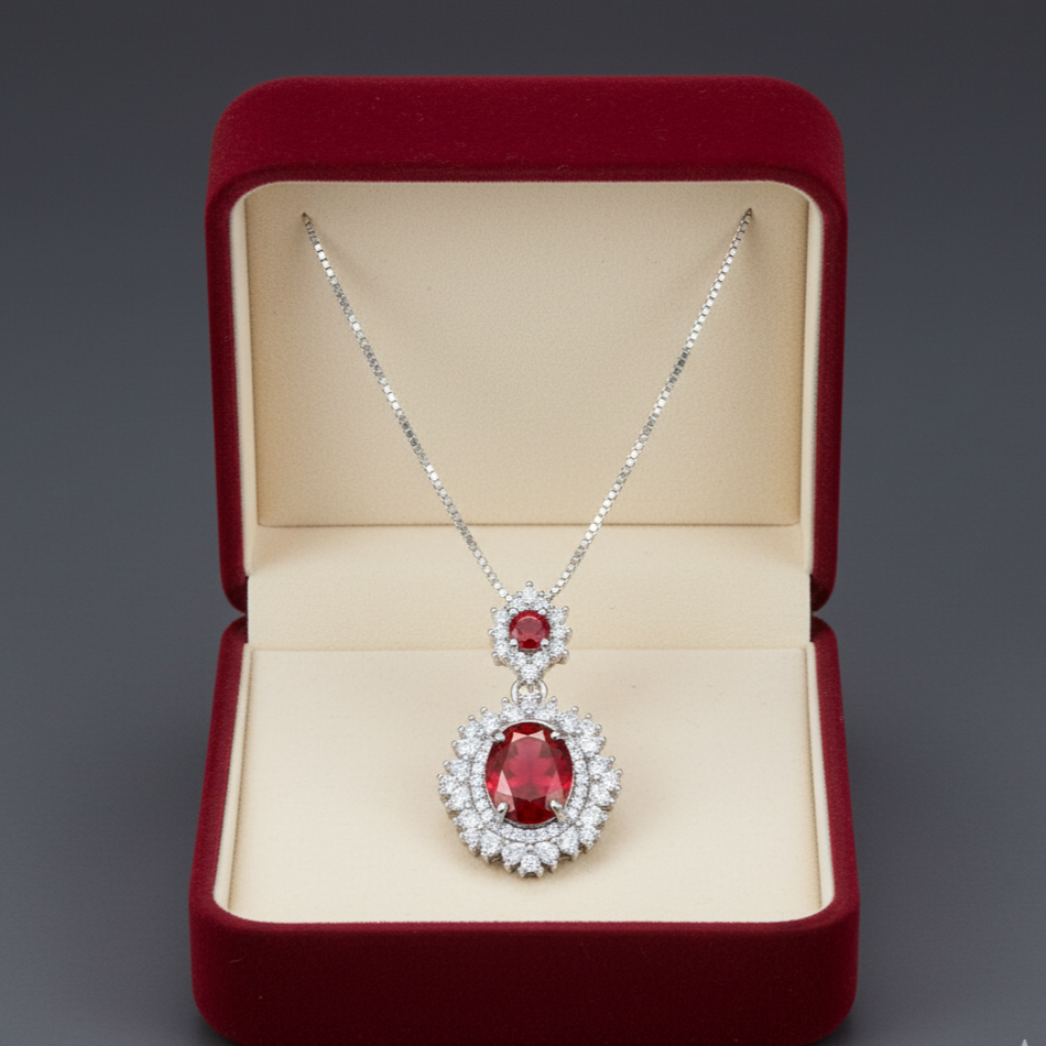 Ruby Radiance Pendant
