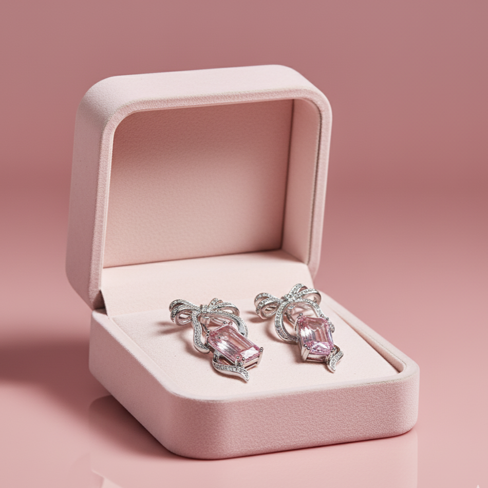 Pink Blossom Earrings