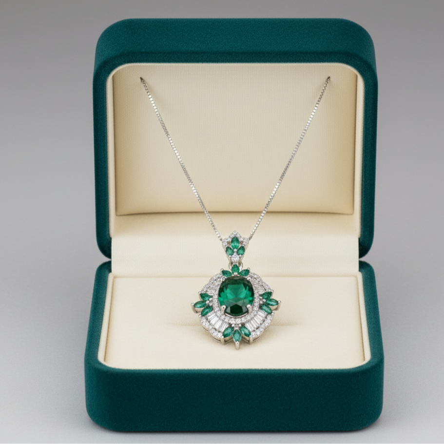 Emerald Majesty Pendant