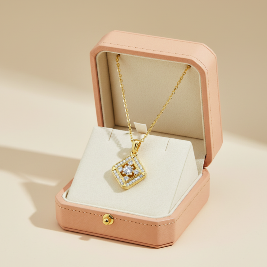 Diamond Starburst Pendant