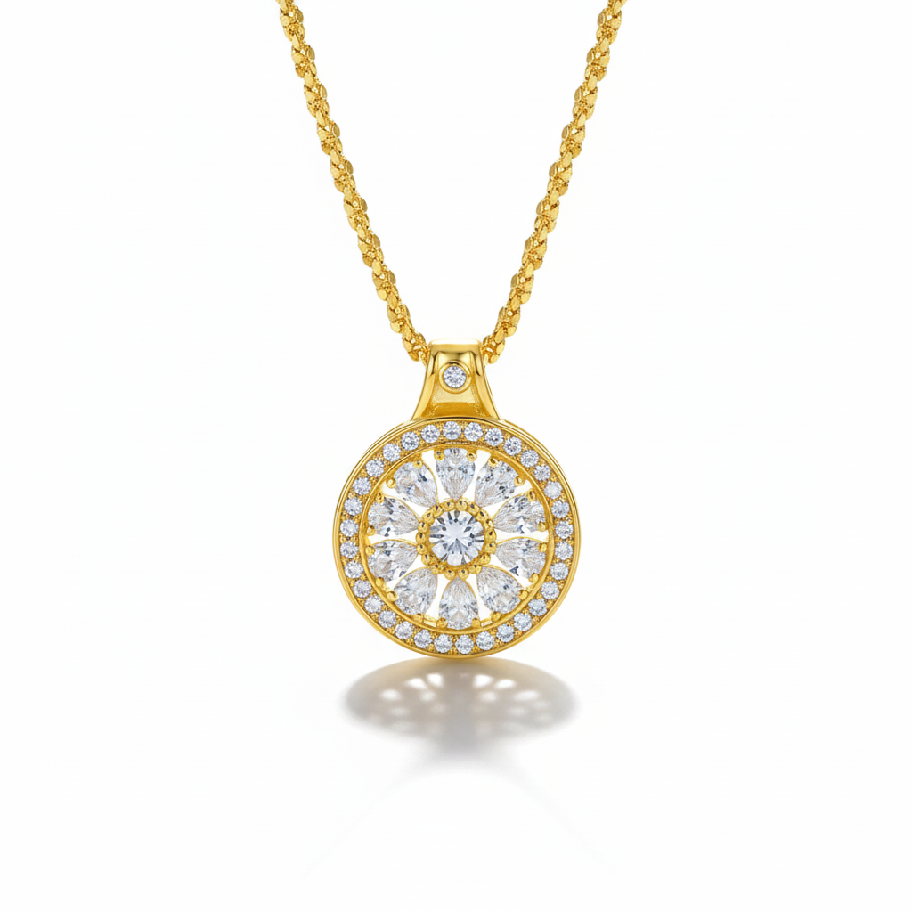 Daisy Bloom Eternity Pendant