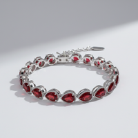 Ruby Flame Bracelet