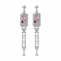 Blush Cascade Earrings