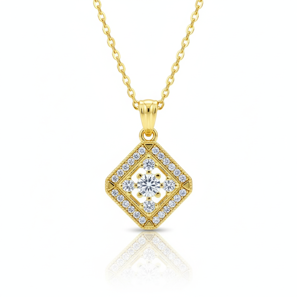 Diamond Starburst Pendant
