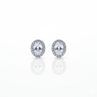 Diamond Glow Stud Earrings