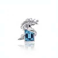 Mermaid's Teardrop Pendant