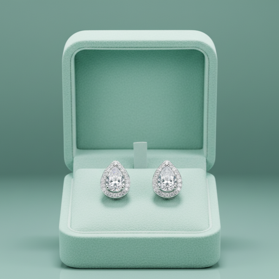 Diamond Brilliance Stud Earrings