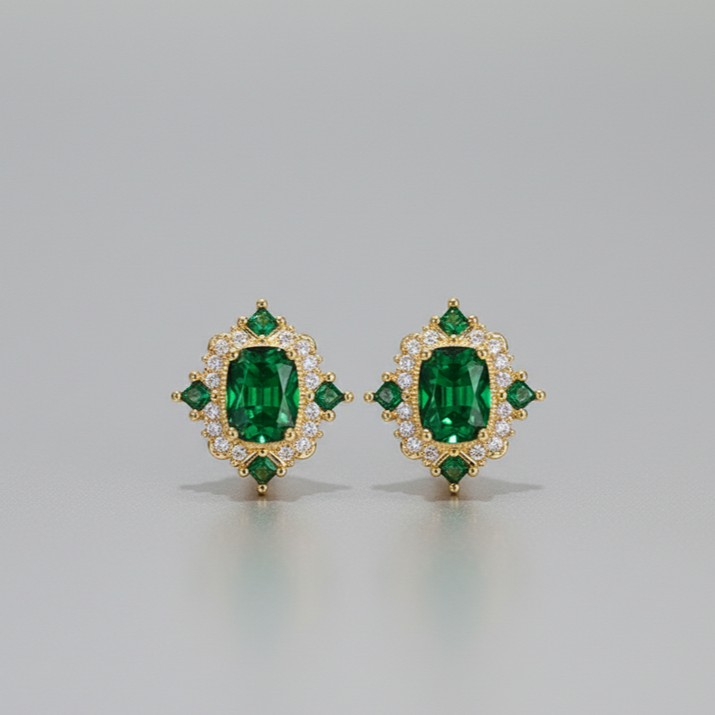 Twilight Bloom Drop Earrings
