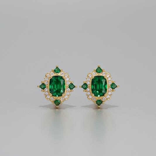Twilight Bloom Drop Earrings
