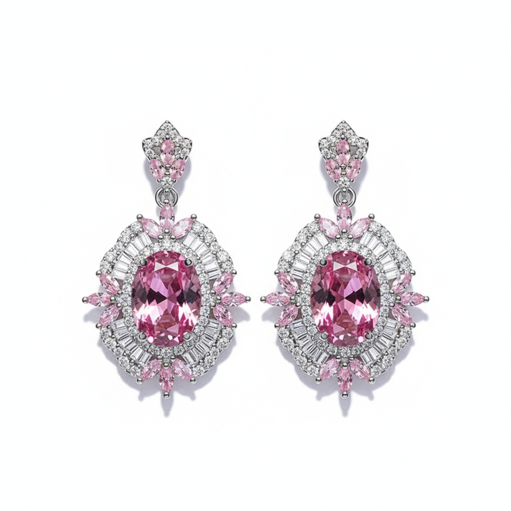 Rose Whisper Drop Earrings