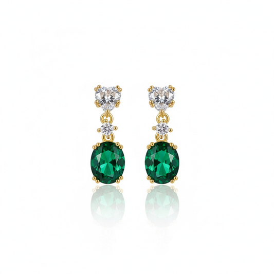 Forest Glow Drop Earrings