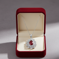 Ruby Blossom Pendant