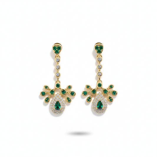 Sapphire Twilight Drop Earrings