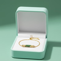 Golden Emerald Grace Bracelet