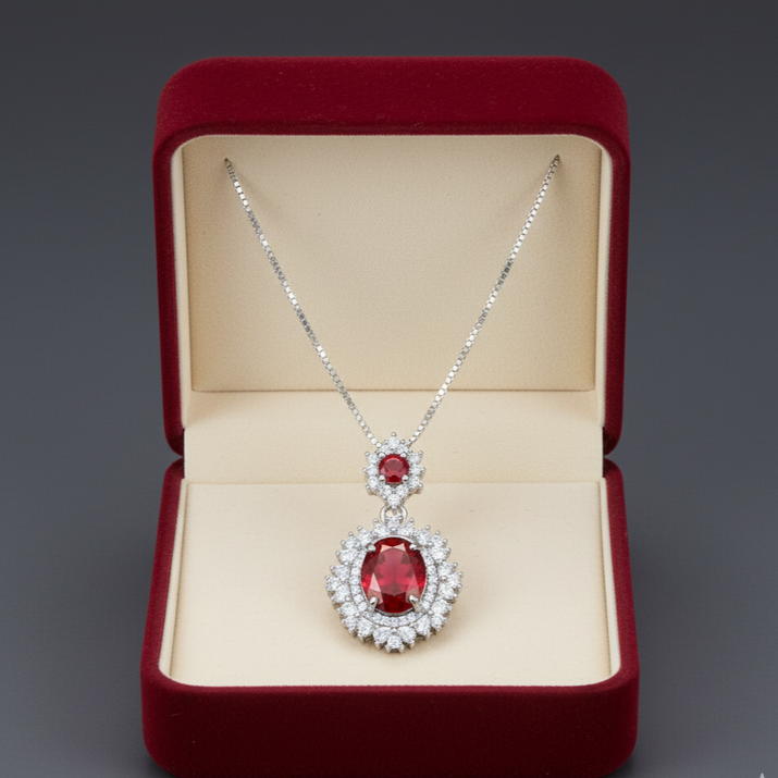 Ruby Radiance Pendant