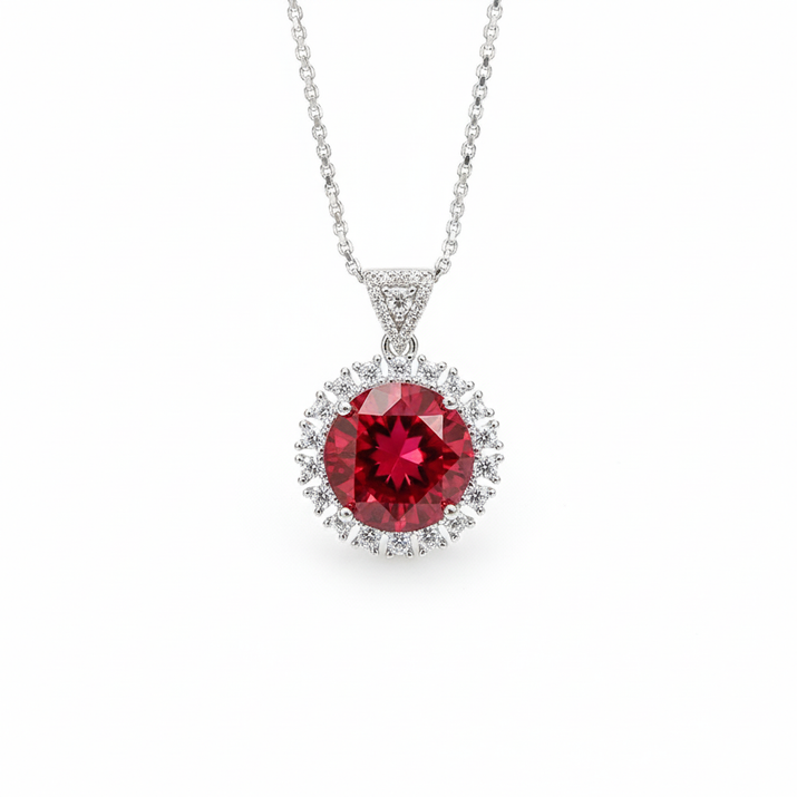 Ruby Eclipse Pendant