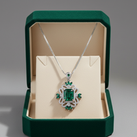Emerald Flourish Pendant