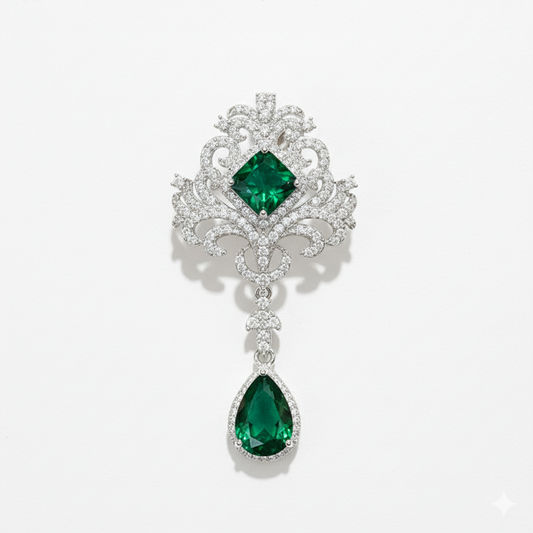 Emerald Cascade Pendant