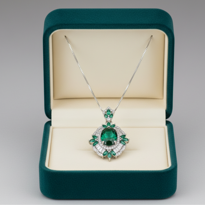 Emerald Majesty Pendant