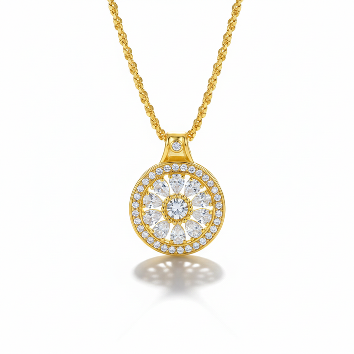 Daisy Bloom Eternity Pendant