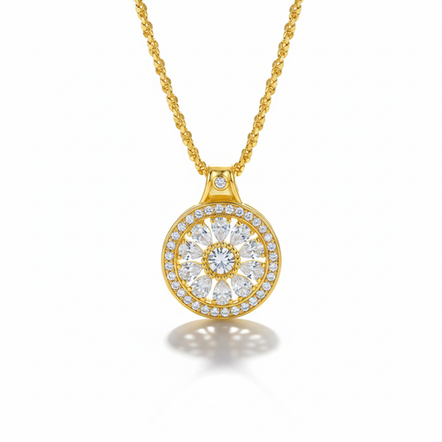 Daisy Bloom Eternity Pendant