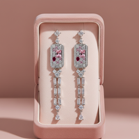 Blush Cascade Earrings