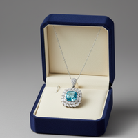 Azure Blossom Pendant