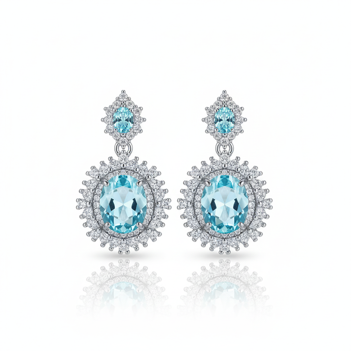 Azure Radiance Earrings