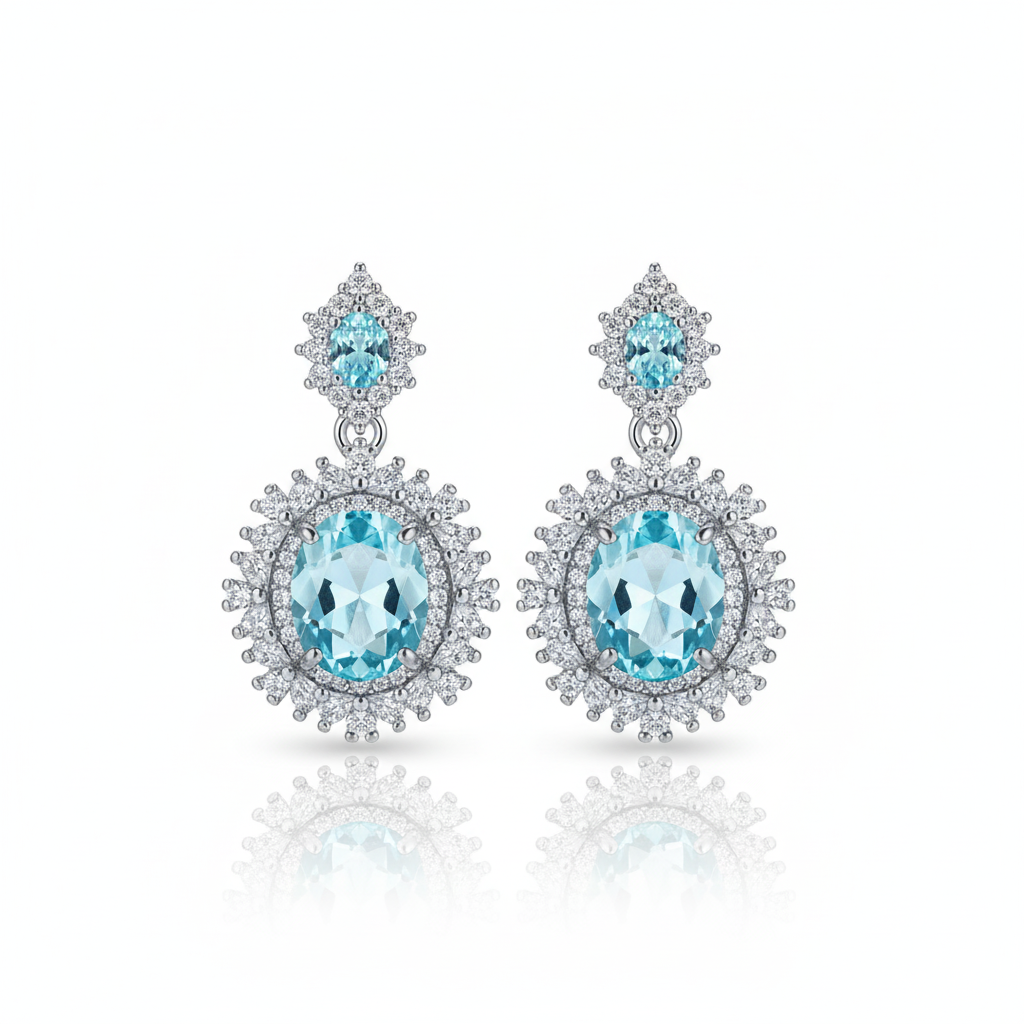Azure Radiance Earrings