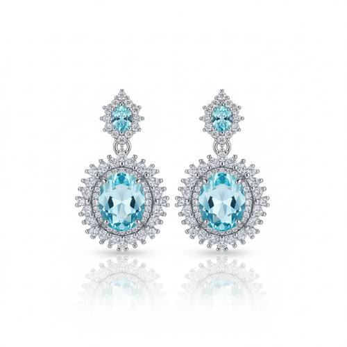 Azure Radiance Earrings