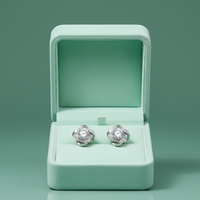 Crystal Knot Earrings