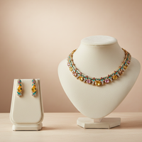 Enchanted Garden Rose-Gold Jewelry Set