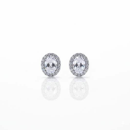 Diamond Glow Stud Earrings