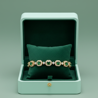 Emerald Lattice Bracelet