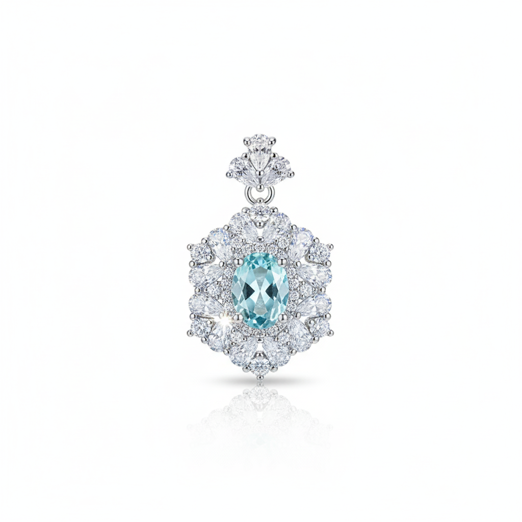 Celestial Aqua Pendant