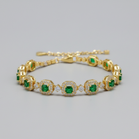 Emerald Lattice Bracelet
